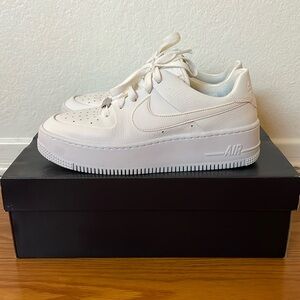 Women’s AF1 Sage Low - Worn Once. Size 8